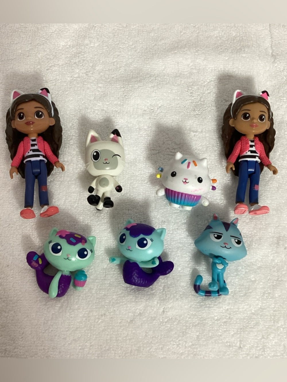 Gabby’s Dollhouse 3” Figures Lot of 7pcs Action Toys Dreamworks